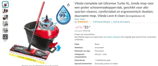 Vileda Ultramax Turbo XL voor €35,10 via Amazon