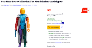 Star Wars The Mandalorian Retro Collection voor €9,99 bij Bol