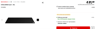 STEELSERIES QcK 3XL muismat voor €21,99 bij Mediamarkt