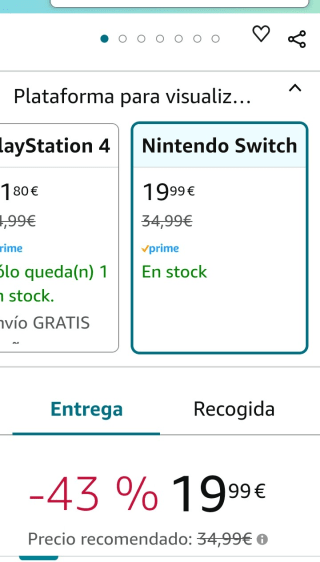 Celeste Nintendo Switch por 19,99€.