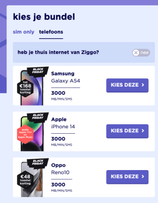 [BLACKFRIDAY] Hollands nieuwe deals