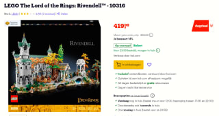 LEGO The Lord of the Rings: Rivendell™ voor €419,99 bij Bol.com