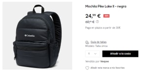 Mochila Columbia Pike Lake II por 24.99€