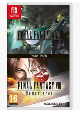 Juego Switch Final Fantasy VII & Final Fantasy VIII Remastered Twin Pack por 26.39€ (Cuenta Nueva 14.39€)