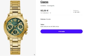Reloj Cronografo para Mujer Guess COSMIC por 82.8€