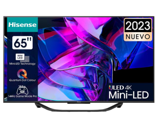 Televisión Mini LED 65 pulgadas Hisense 65U7KQ UHD 4K, por 944,10€