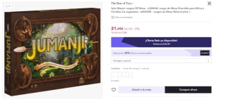 Jumanji El juego Spin Master por 17.19€