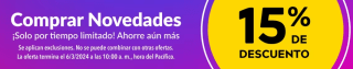 Productos con hasta 65% dto y 15% dto en Novedades iHerb