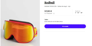 Gafas de Esqui Redbull MAGNETRON EON por 57€