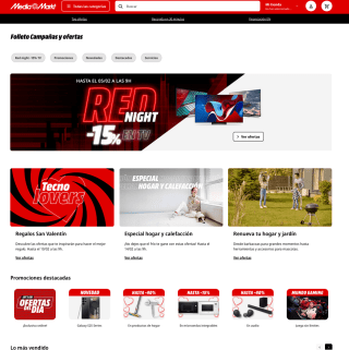 Descuento 15% en todos los TV solo hasta el 5 a las 9 h en Mediamarkt