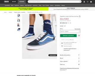 Zapatillas VANS Old Skool Hombre por solo 21€