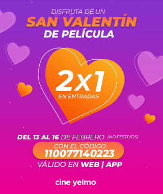 2x1 en entradas de cine YELMO