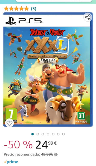 Asterix & Obelix XXXL : The Ram From Hibernia Day One Edition PS5 por 24,99€.