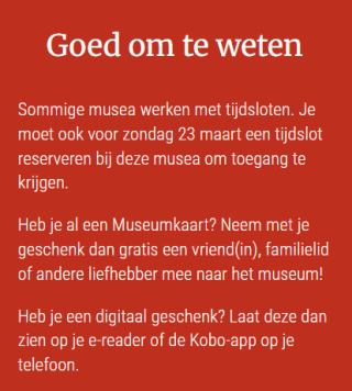 Gratis naar het museum met je boekenweekgeschenk