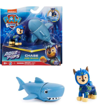 Patrulla Canina Chase y Tiburón Aqua Pups por 9,20€.