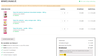 2+1 gratis op Tasty Me bakproducten bij Xenos