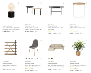 Descuentos de hasta el 60% en Maisons du Monde