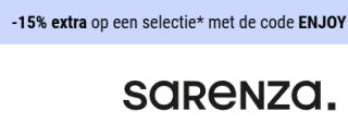Tot 15% extra korting op je aankoop bij Sarenza