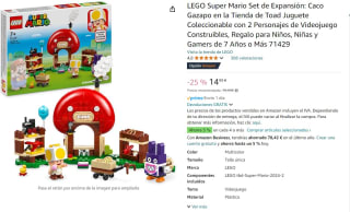 Set Lego Super Mario Expansión:Caco Gazapo Tienda Toad por 14,99€