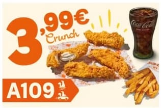 HOY Menú 4 tiras por solo 3,99€ de Popeyes