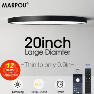 Lámparas led de techo grande inteligente por 38,57€
