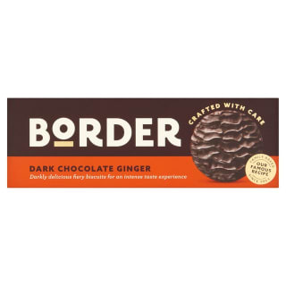 Border Dark Chocolate Ginger Biscuits: £1.25
