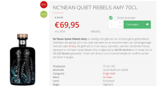 Nc’Nean Quiet Rebels Amy 70 cl voor €69,95 bij Drankdozijn
