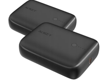 Aukey Basix mini powerbank 10.000 mAh- 2 stuks voor €39,95 bij Ibood