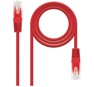Cable de red Ethernet RJ45 Cat.6 UTP AWG24 NANOCABL 100% cobre 2mts a 1,82€