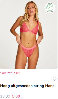Tot 70% korting in de sale bij Hunkemöller
