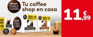 Oferta Nescafé Dolce Gusto Tripack por 11,99€.
