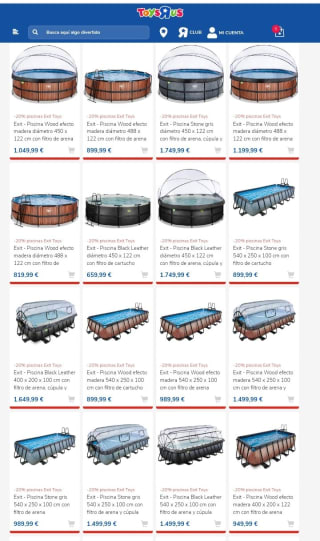 -20% de Descuento directo en Piscinas.