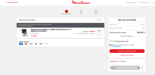 Freidora de Aire Grill y Horno 11 L Moulinez Easy Fry por 136€