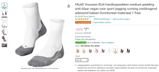 FALKE RU4 hardloopsokken voor dames voor €7,99 bij Amazon