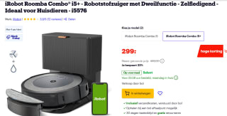 Roomba Combo® i5+ robotstofzuiger en dweilrobot voor €299 bij Bol
