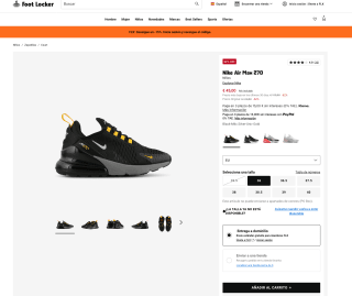 Zapatillas Nike Air Max 270 por solo 45€