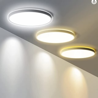 Plafon de Techo 28W 2240LM Ø30 x 2.5cm IP44 por 15,59 €