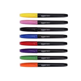 8 Rotuladores tela Amazon Basics por solo 4,04€