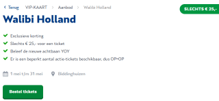 Tickets voor Walibi voor maar €25 met Vriendenloterij vip-kaart