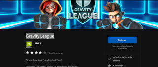 Descarga gratis Gravity League desde oculus