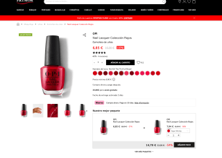 OPI esmalte de uñas rojo por solo 6,85€