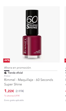 Recopilación ofertas flash desde 0,70€ (salud y belleza)