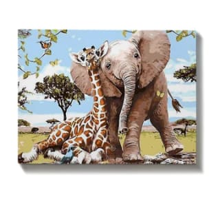 Schilder op nummer platen voor €4 bij Yourpaintingworld