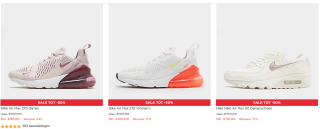 NIKE AIR Max 270 damessneakers voor €90 bij JDsports