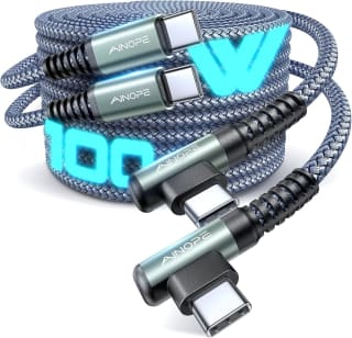 2 Stuks 100W/5A USB C naar USB C Kabels 2M+2M voor €8,99 bij Amazon