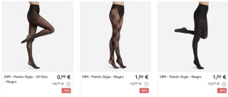 Ropa interior de mujer y hombre DIM desde solo 0,99€ grandes ofertas