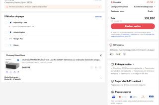 Chatreey T9H Mini PC N150 16GB RAM SSD 512GB por solo 131,28€