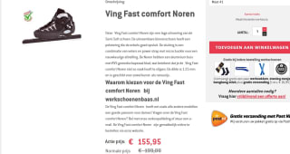 ZANDSTRA - Ving Fast 1250 L.C. - zwart combi voor €155,95 bij Werkschoenenbaas