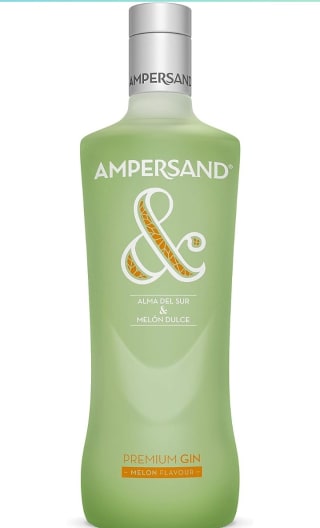 Ginebra premium Ampersand Ginebra sabor Melón 37.5º 70 cl por 8,98€.