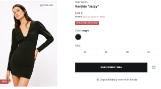 Vestido Jazzy High Spirits por 4.79€